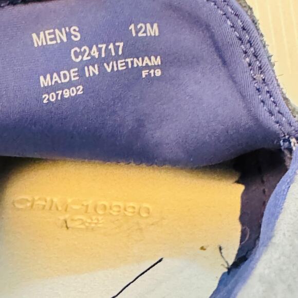 Cole Haan Shoes Mens 12 Blue Suede Loafers Grand OS Motogrand Casual Slip On - Picture 11 of 12